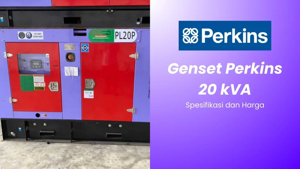 Genset perkins 20 kVA