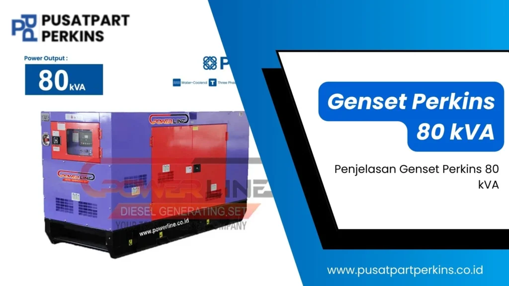 Genset perkins 80 kVA