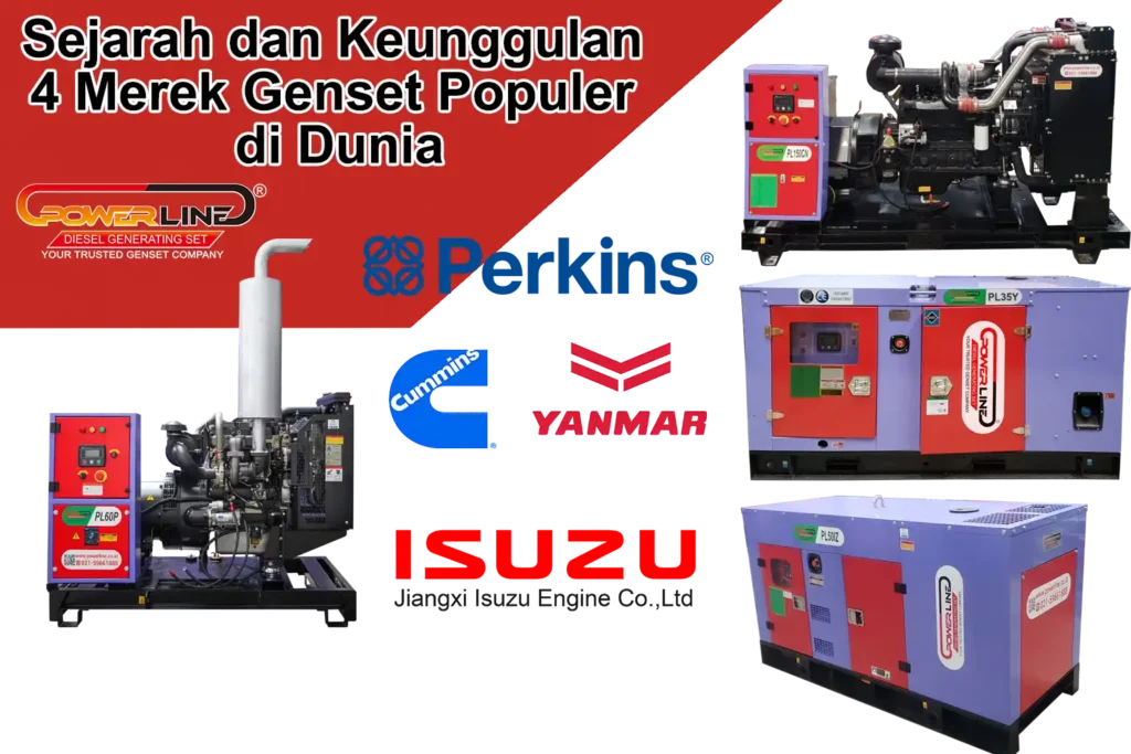 Sejarah dan Keunggulan 4 Merek Genset Populer di Dunia
