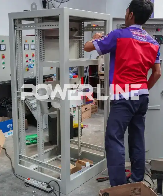 pembuatan panel genset powerline