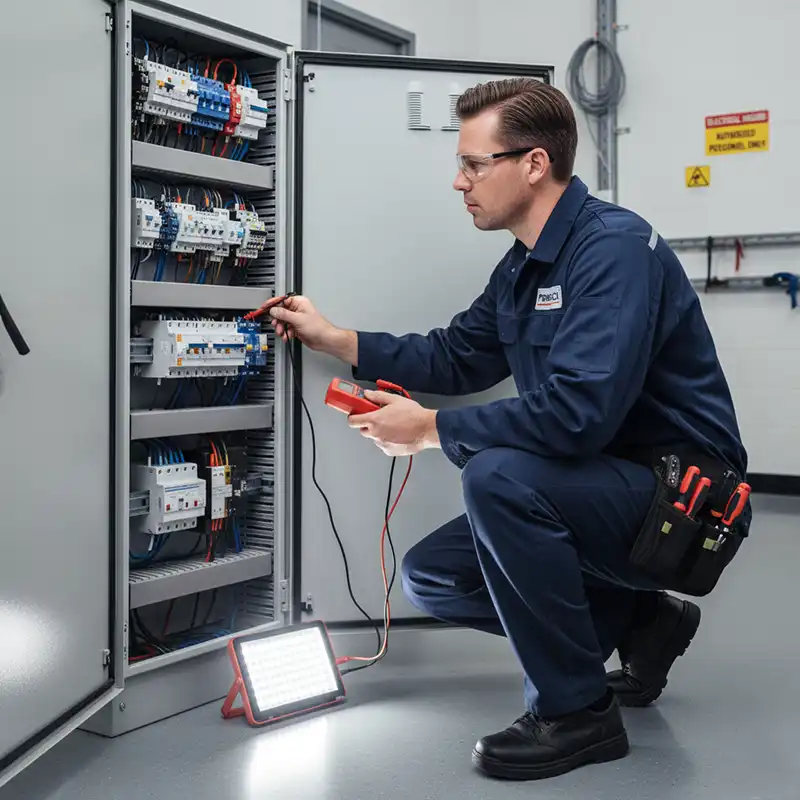 cek perlengkapan listrik mengikuti standar