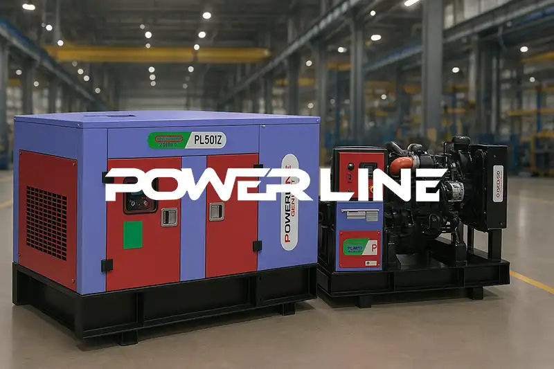 Genset Diesel Powerline Silent dan Open Type di Lingkungan Industri