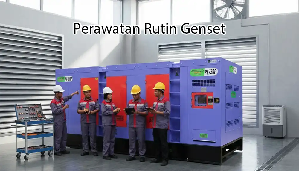 perawatan rutin genset
