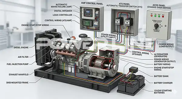 Fungsi dan Komponen genset