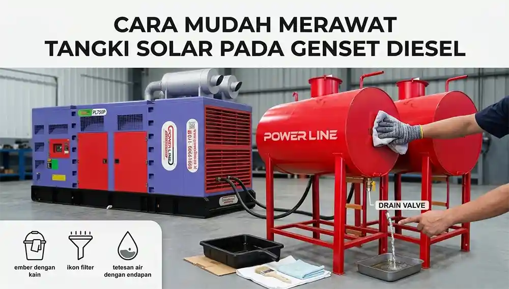 Cara Mudah Merawat Tangki Solar pada Genset Diesel